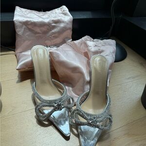 MACH & MACH Double Bow PVC Mule